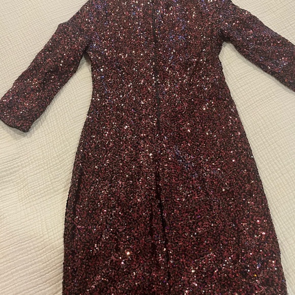 Express sequin party dress in red! Like new. - Picture 4 of 4
